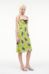 EVANGELINE DRESS | PADDLE OUT CHARTREUSE