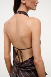 LIORA SILK TOP | REDONDO STRIPE