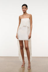 VALENCIA MINI DRESS | WHITE