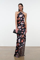 CHARLI SILK DRESS | MILLEFIORE MULTI