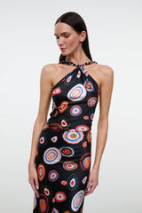 CHARLI SILK DRESS | MILLEFIORE MULTI