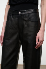 GUS LEATHER PANT | BLACK