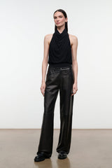 GUS LEATHER PANT | BLACK