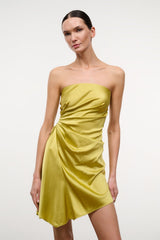 ADRIANA SILK DRESS | CITRON