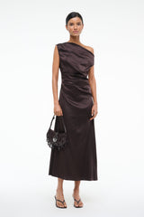 PHARE SILK DRESS | EARTH