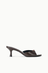 BRYNN MULE | ESPRESSO SNAKE