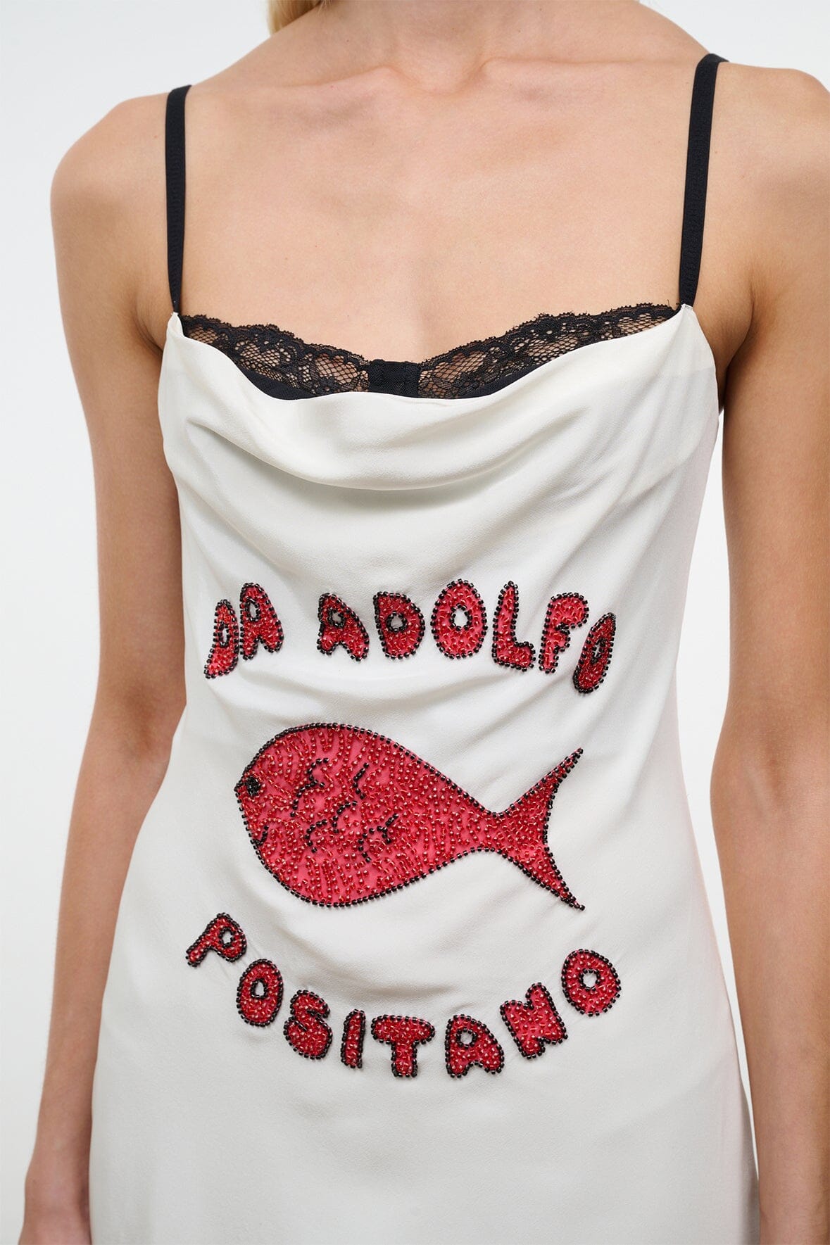 EVANGELINE SILK MINI DRESS | DA ADOLFO