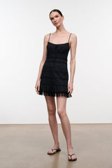 HALIE MINI DRESS | BLACK