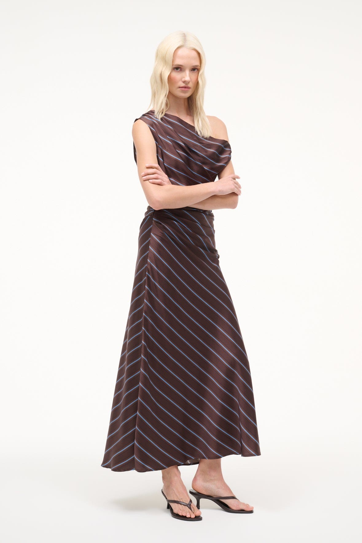 PHARE SILK DRESS | REDONDO STRIPE