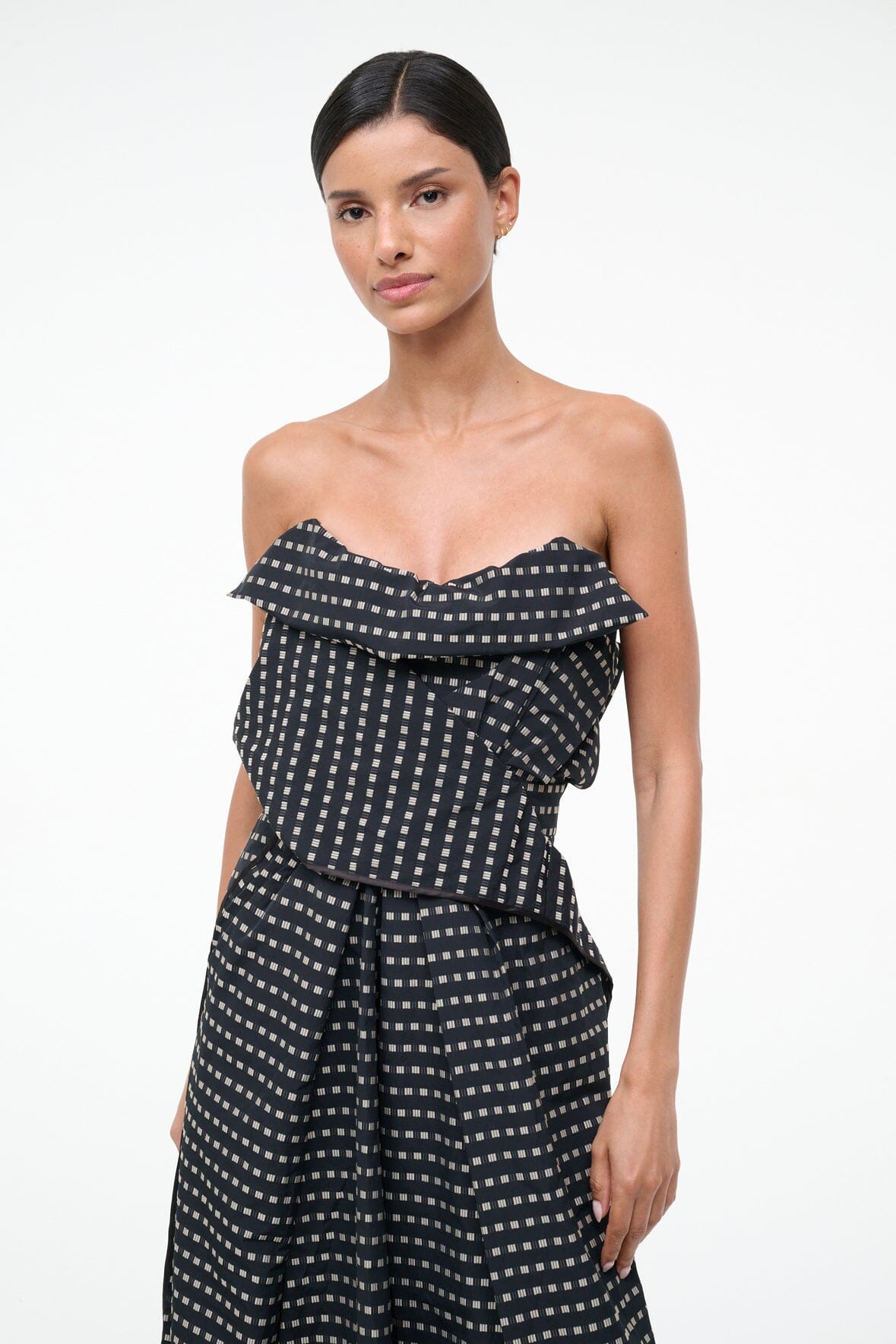 ALESSIA DRESS | BLACK GEO