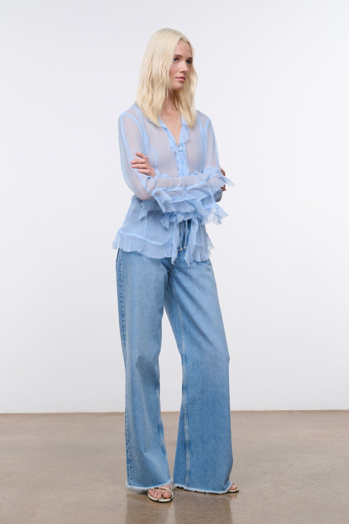KELLCY TOP | CLEAR BLUE