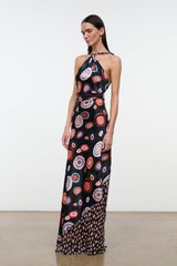 CHARLI SILK DRESS | MILLEFIORE MULTI