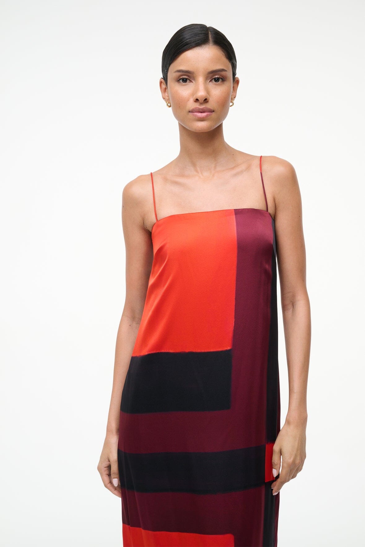 MAE SILK DRESS | RUBY PRISM