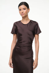 MARCEL SILK DRESS | EARTH