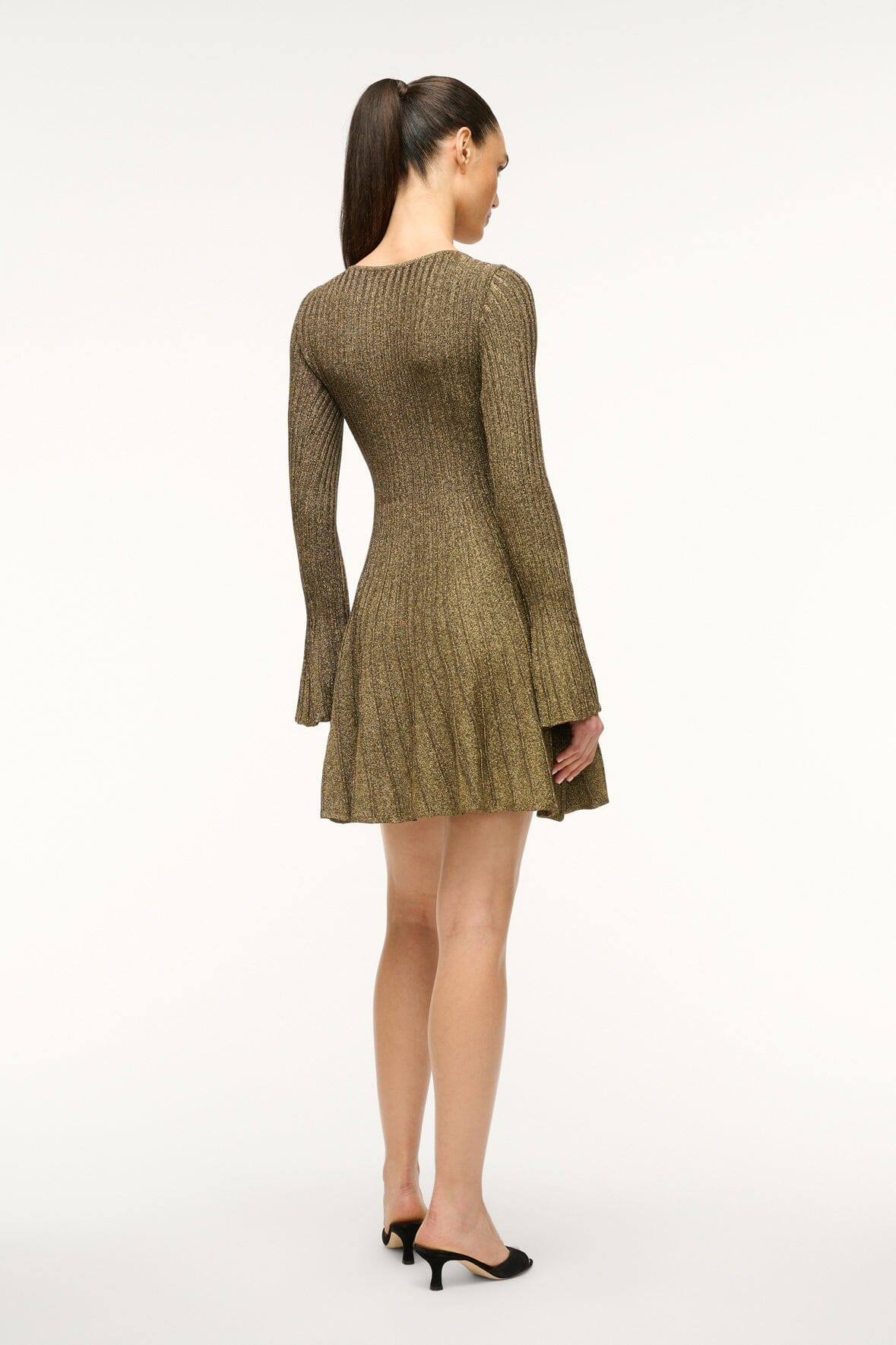 RAQUEL DRESS | METALLIC GOLD