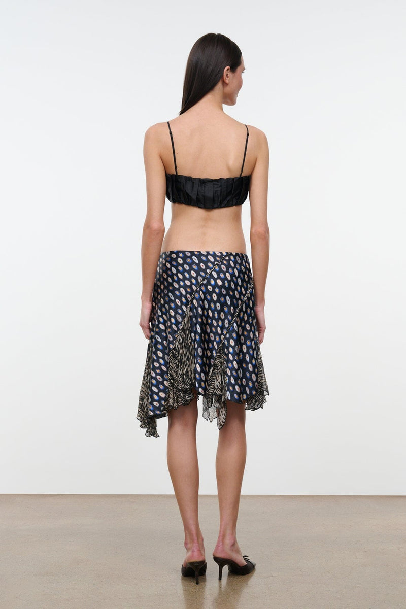 REANNAH SILK SKIRT | GLASSWORK MULTI