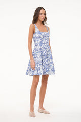 MINI WELLS DRESS | BLUE TOILE