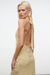 LOUISE SILK DRESS | MONDAY STRIPE