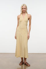 LOUISE SILK DRESS | MONDAY STRIPE