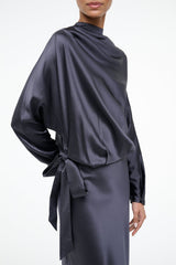 PHOEBE SILK DRESS | NOCTURNE