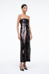 CECE DRESS | ESPRESSO BLACK