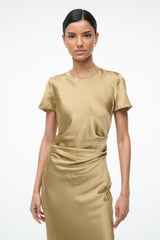 MARCEL SILK DRESS | ANTIQUE