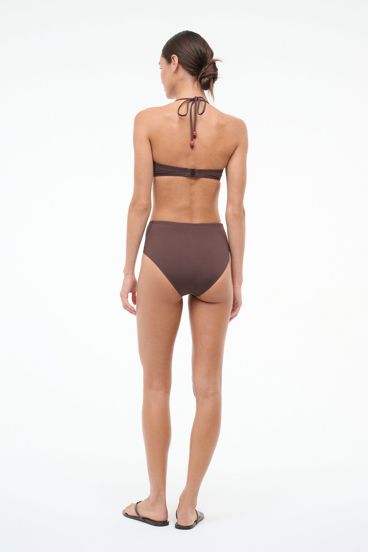 LAIRD BIKINI TOP | DARK CHOCOLATE FLAME
