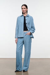GUS SUEDE PANT | SKY
