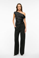 PHARE SILK TOP | BLACK