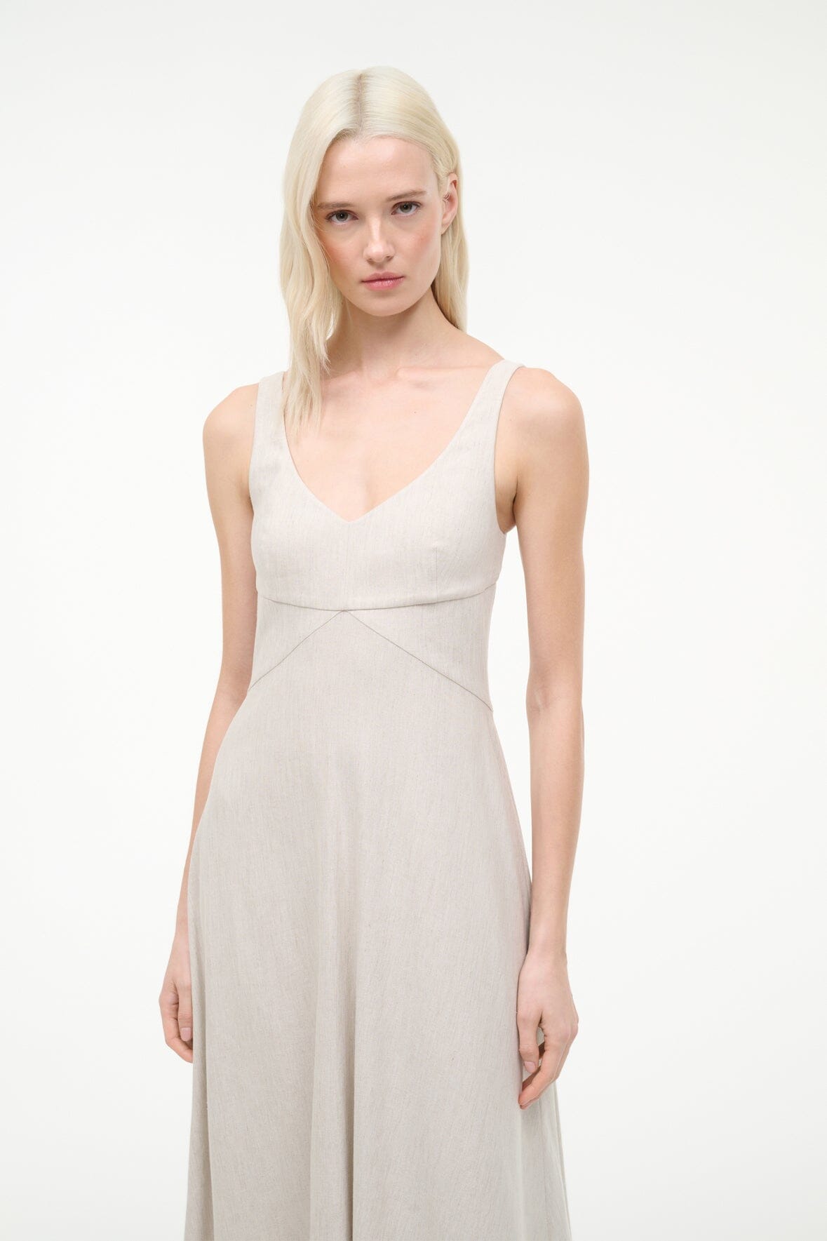 MADISON LINEN DRESS | NATURAL