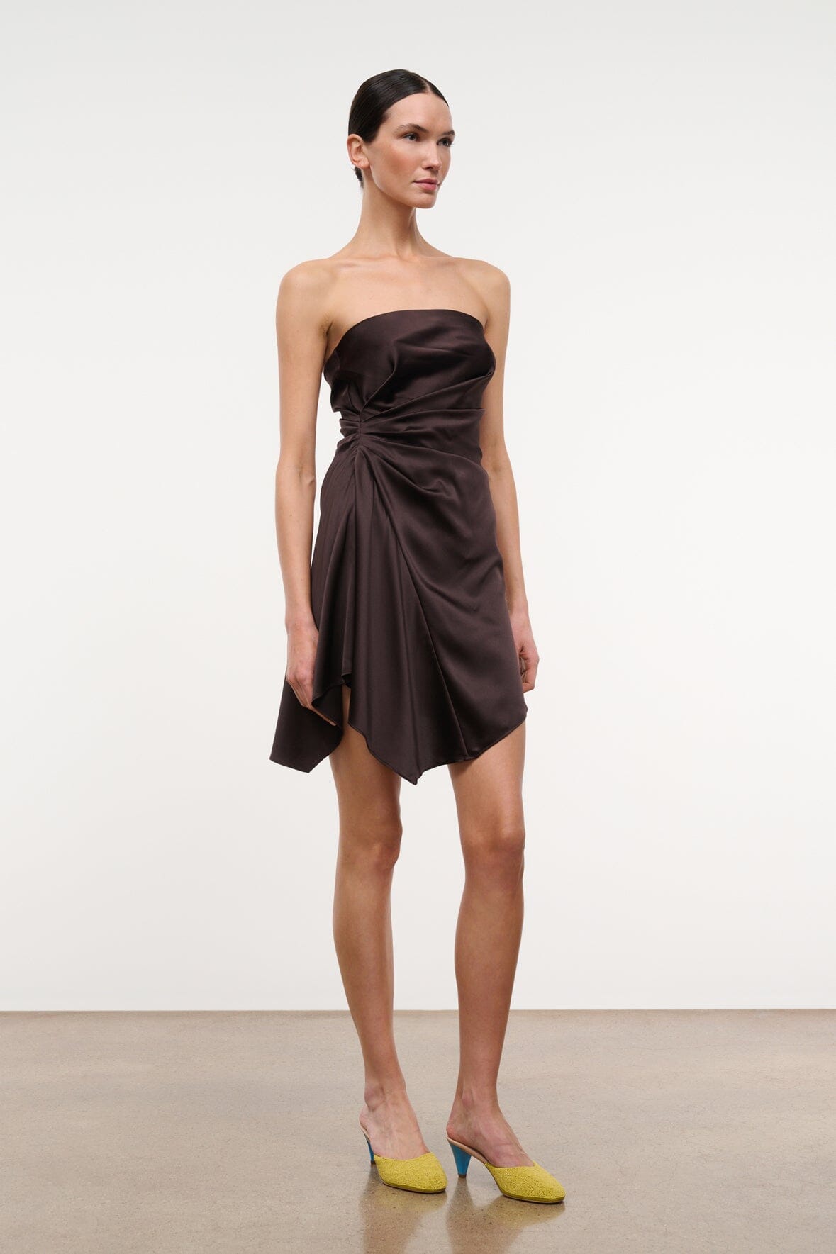 ADRIANA SILK DRESS | EARTH