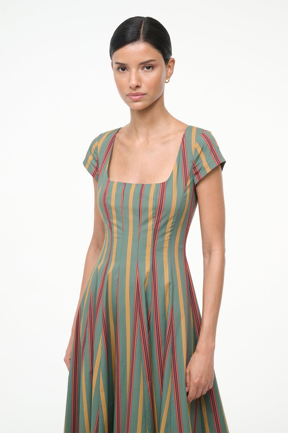 SHORT SLEEVE WELLS DRESS | TRAILBLAZER STRIPE