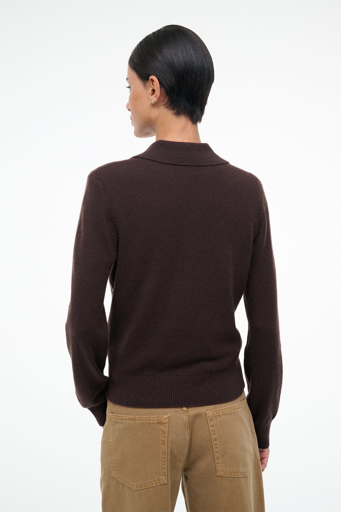 GEMMA CASHMERE SWEATER | DARK CHOCOLATE