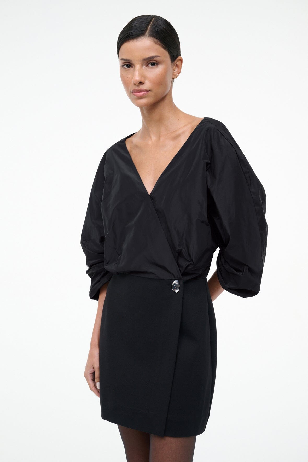 ORION MINI DRESS | BLACK