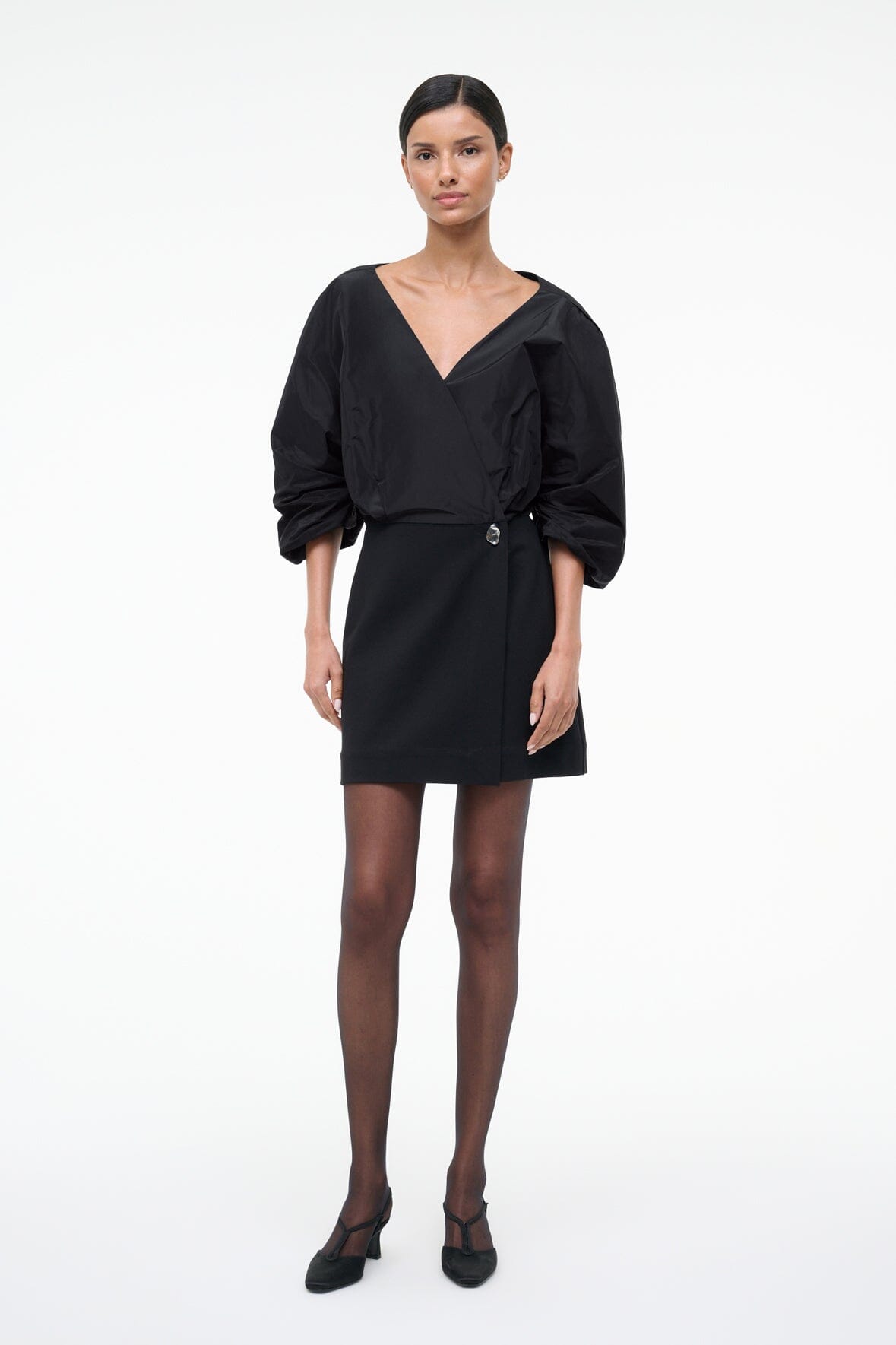 ORION MINI DRESS | BLACK