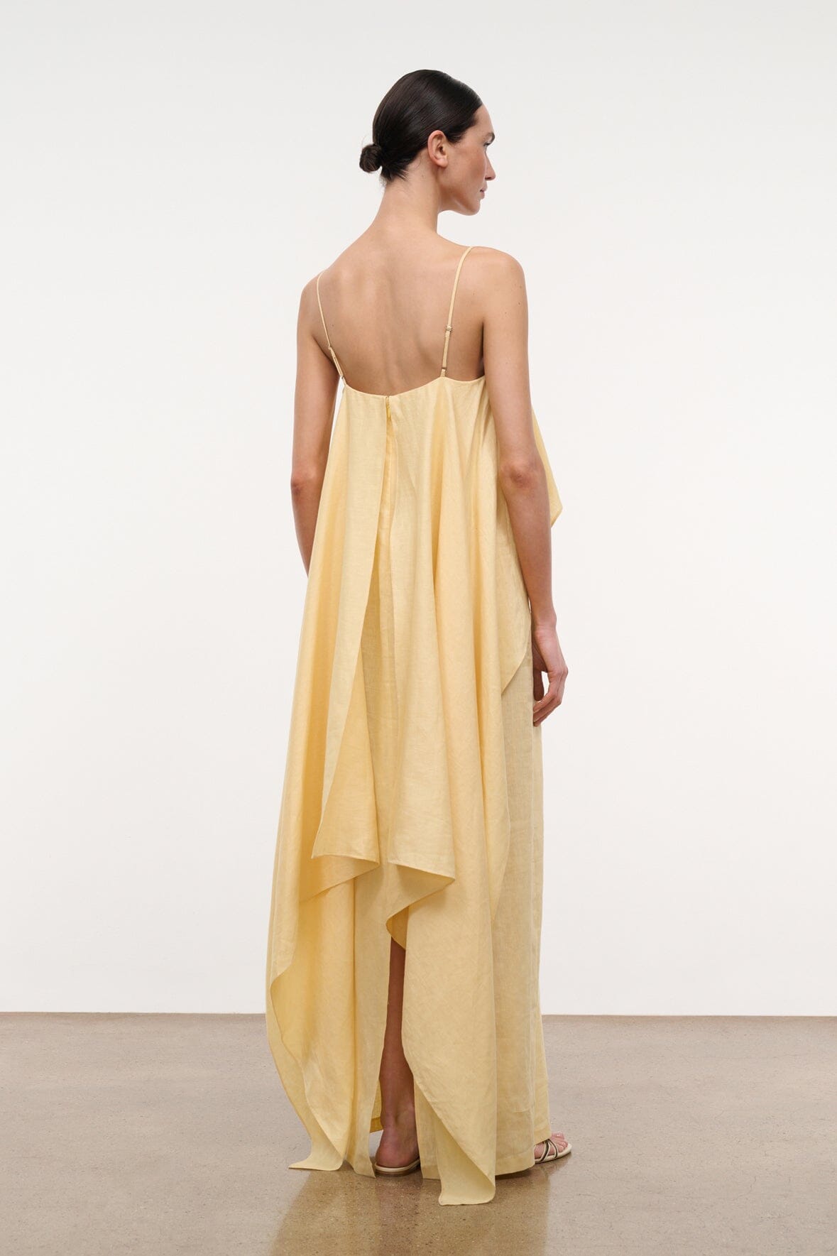 VALENCIA LINEN DRESS | BUTTER