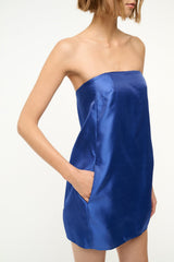 LIDIA SILK DRESS | DEEP SEA