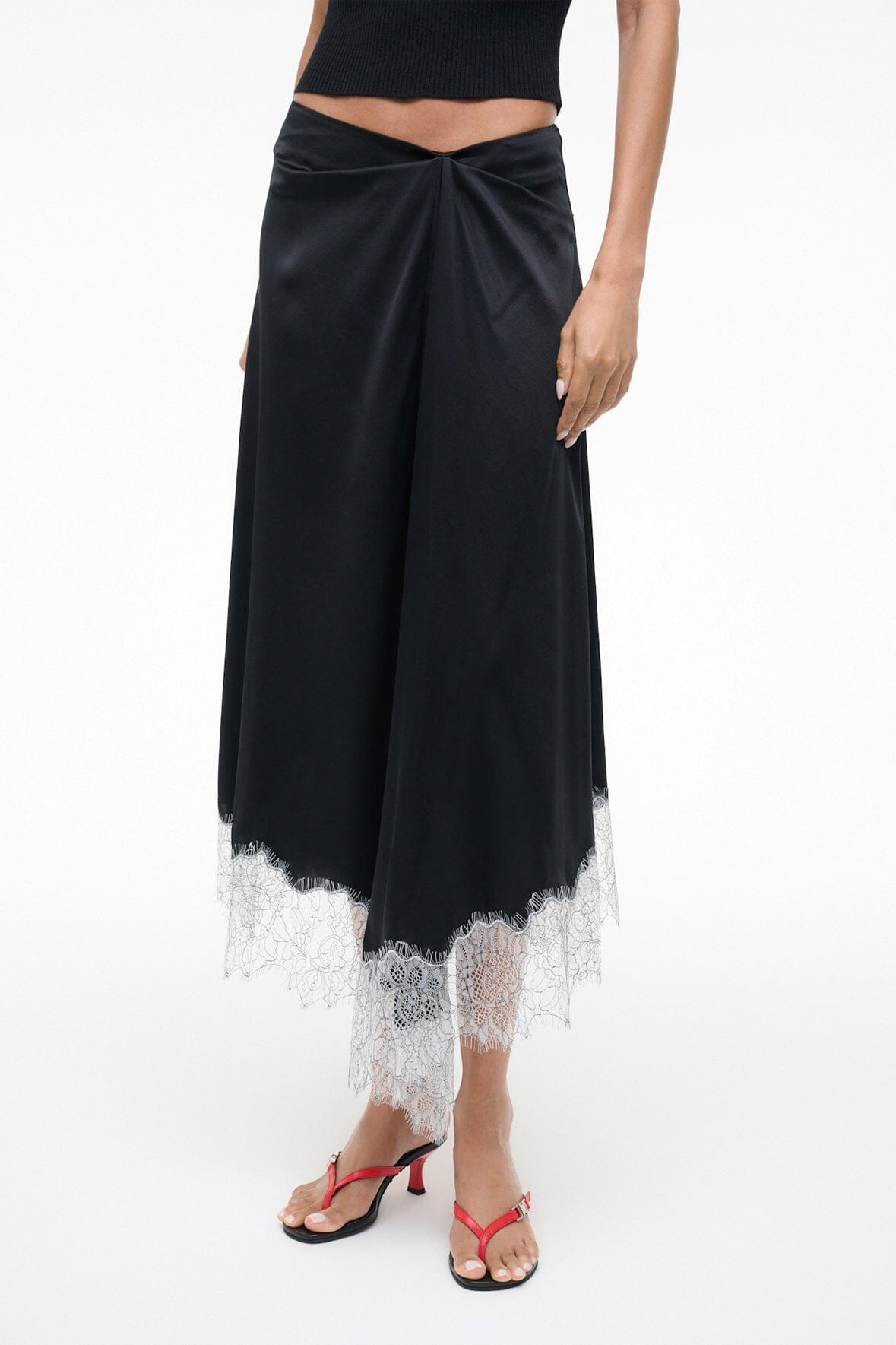 SONOMA SILK SKIRT | BLACK