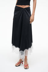 SONOMA SILK SKIRT | BLACK