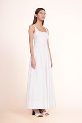 WELLS MAXI DRESS | WHITE