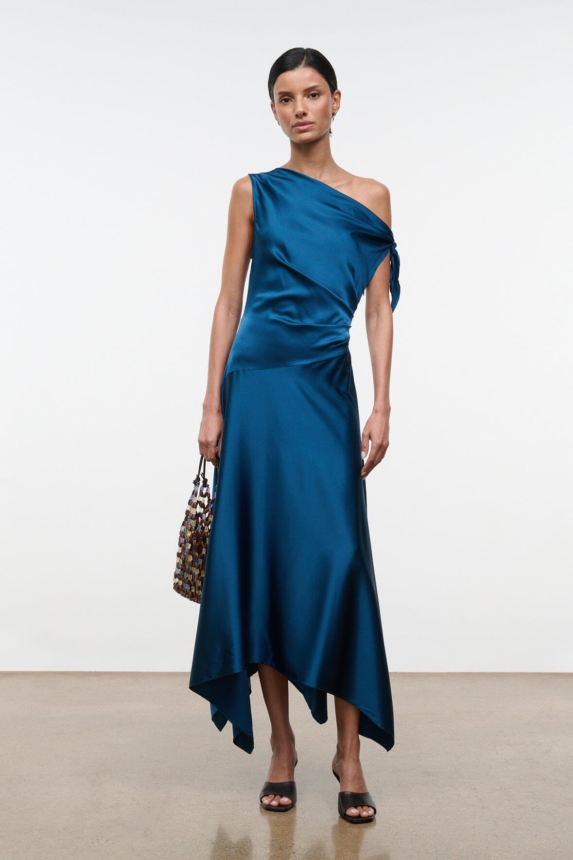 PORTIA SILK DRESS | HARBOR