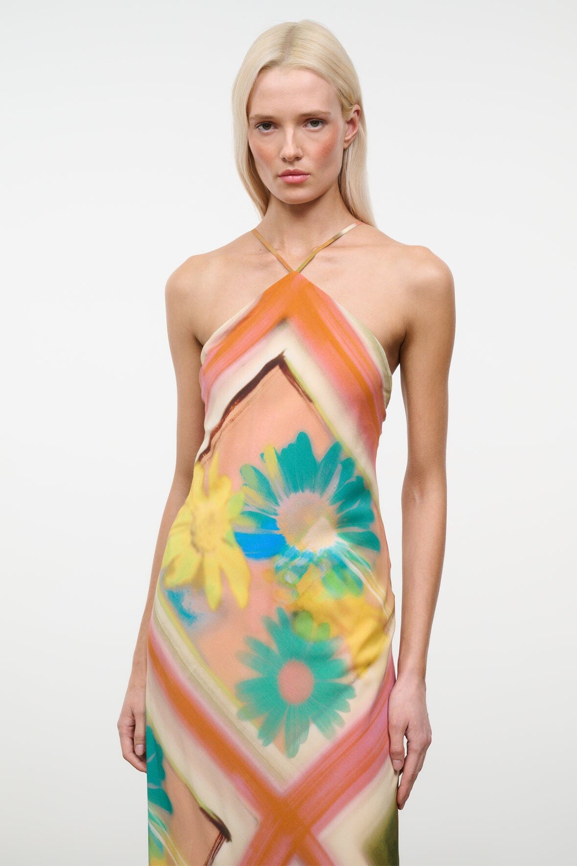 CUBISM DRESS | SUPERBLOOM SCARF