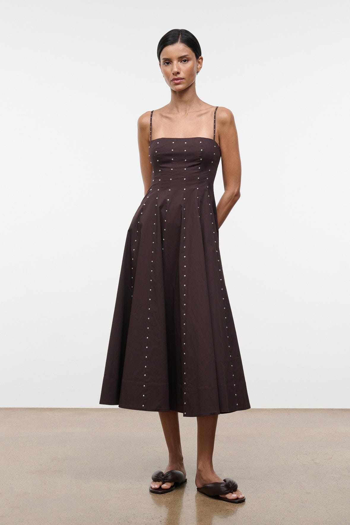 WYLIE DRESS | EARTH STUDS