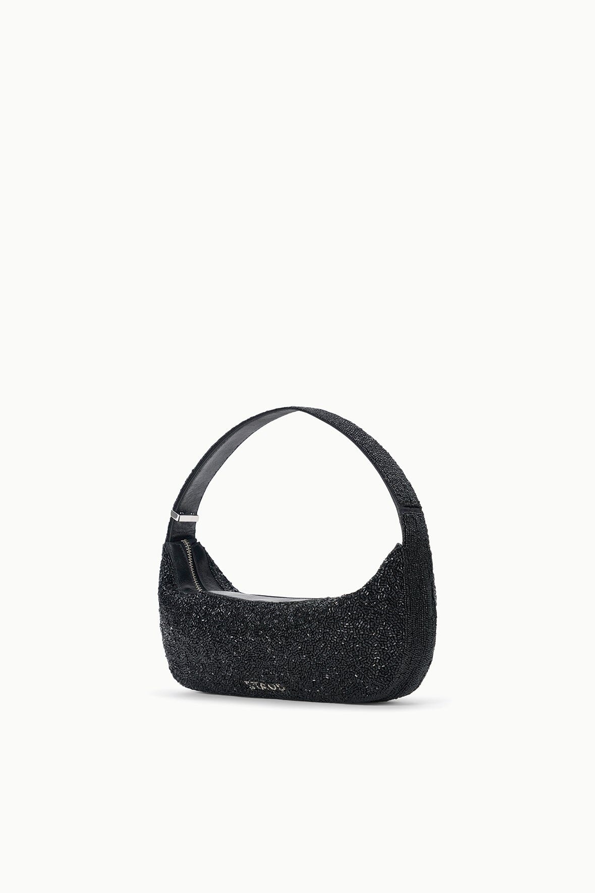 DEMY BEADED SHOULDER BAG | BLACK