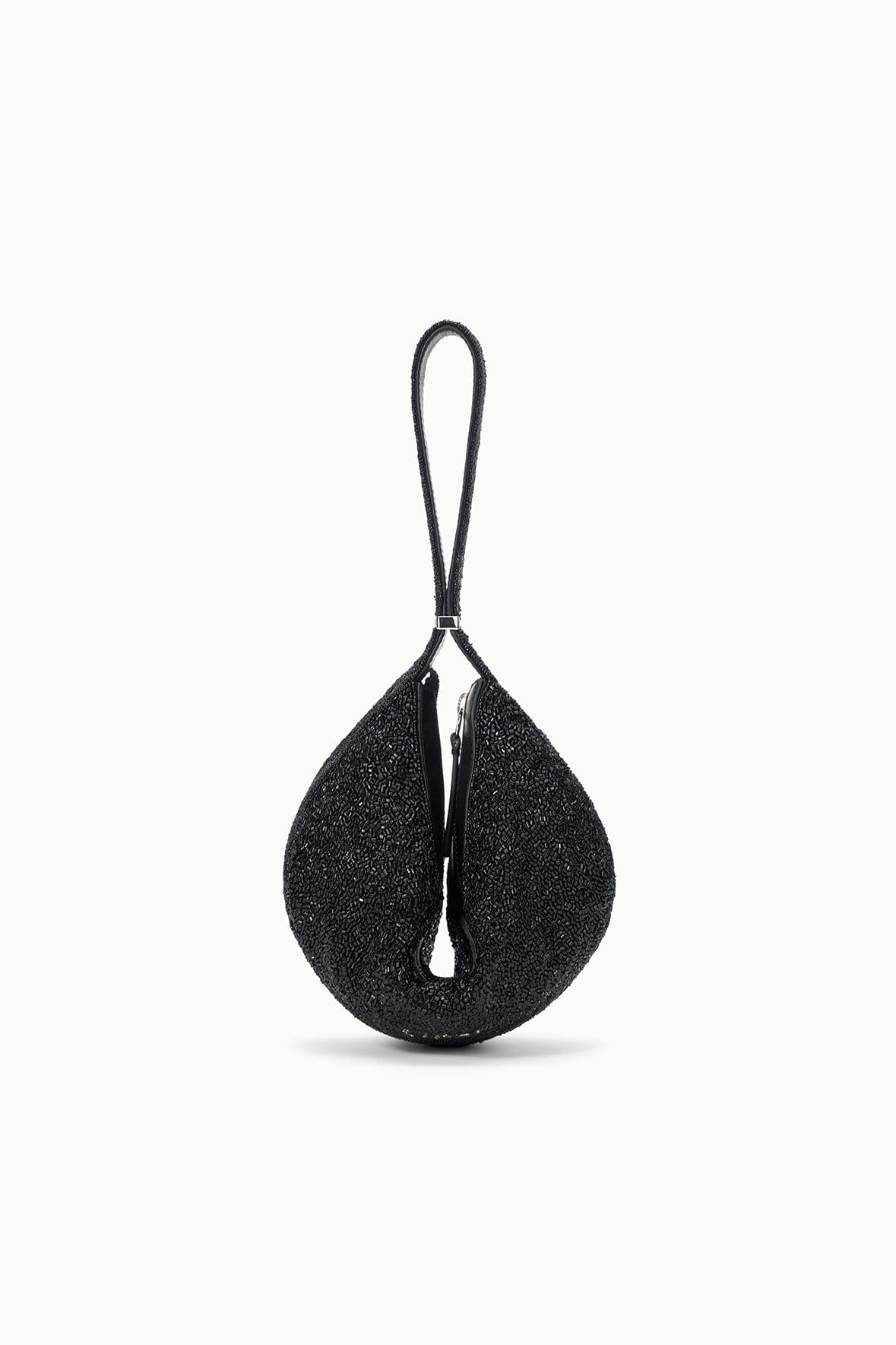 DEMY BEADED SHOULDER BAG | BLACK