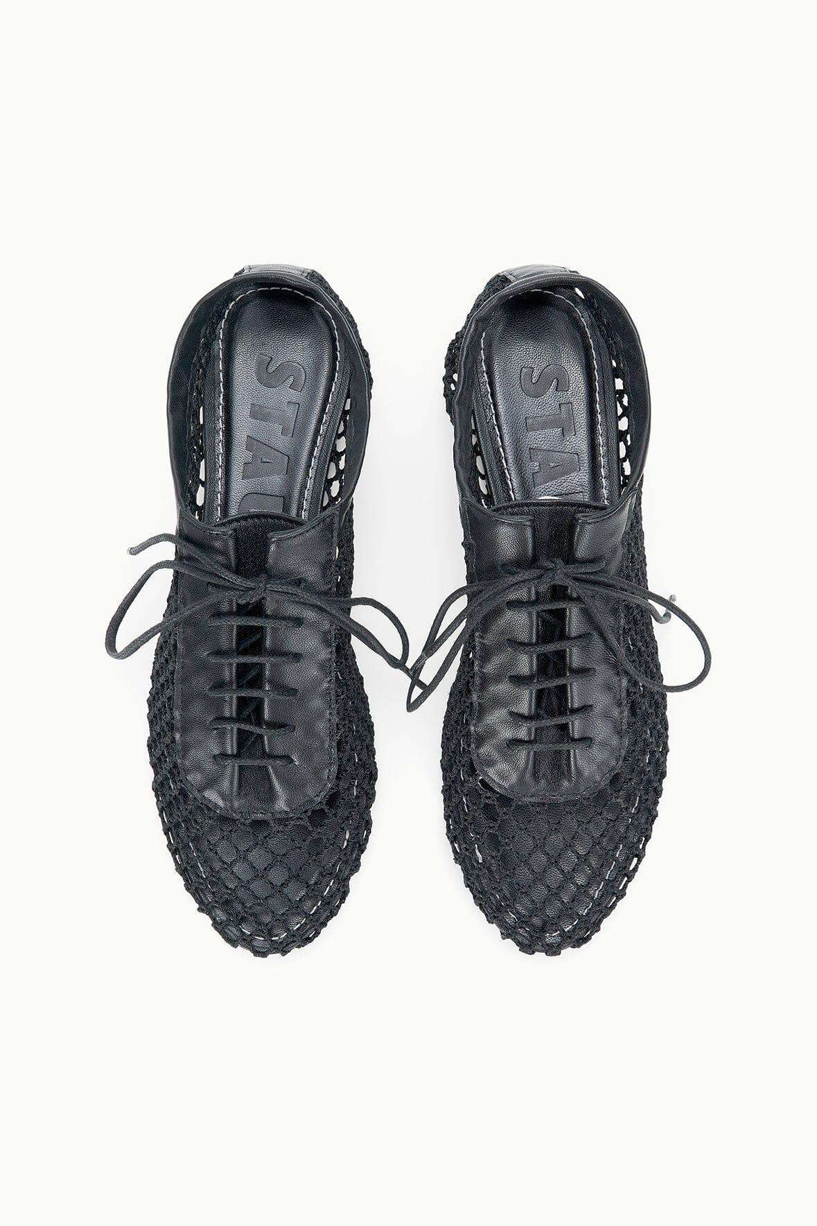 KIT LACE UP FLAT | BLACK