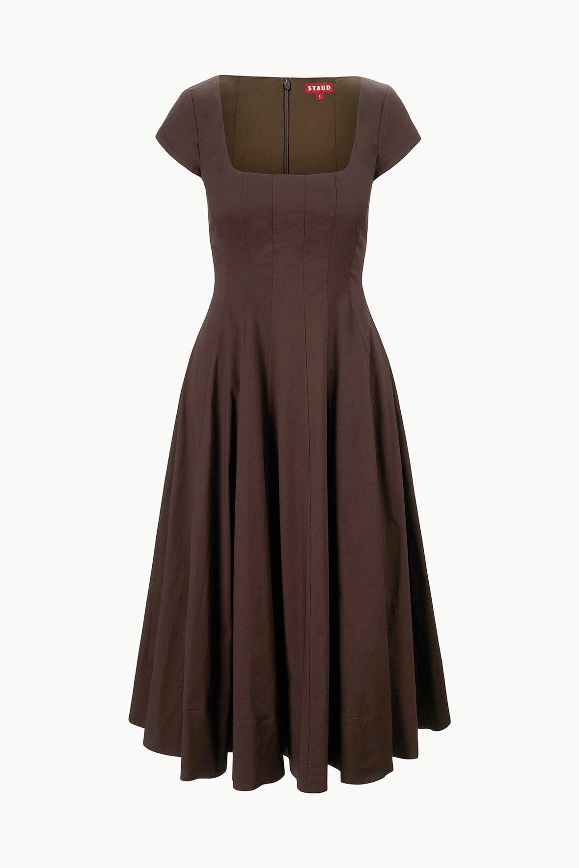 SHORT SLEEVE WELLS DRESS | EARTH