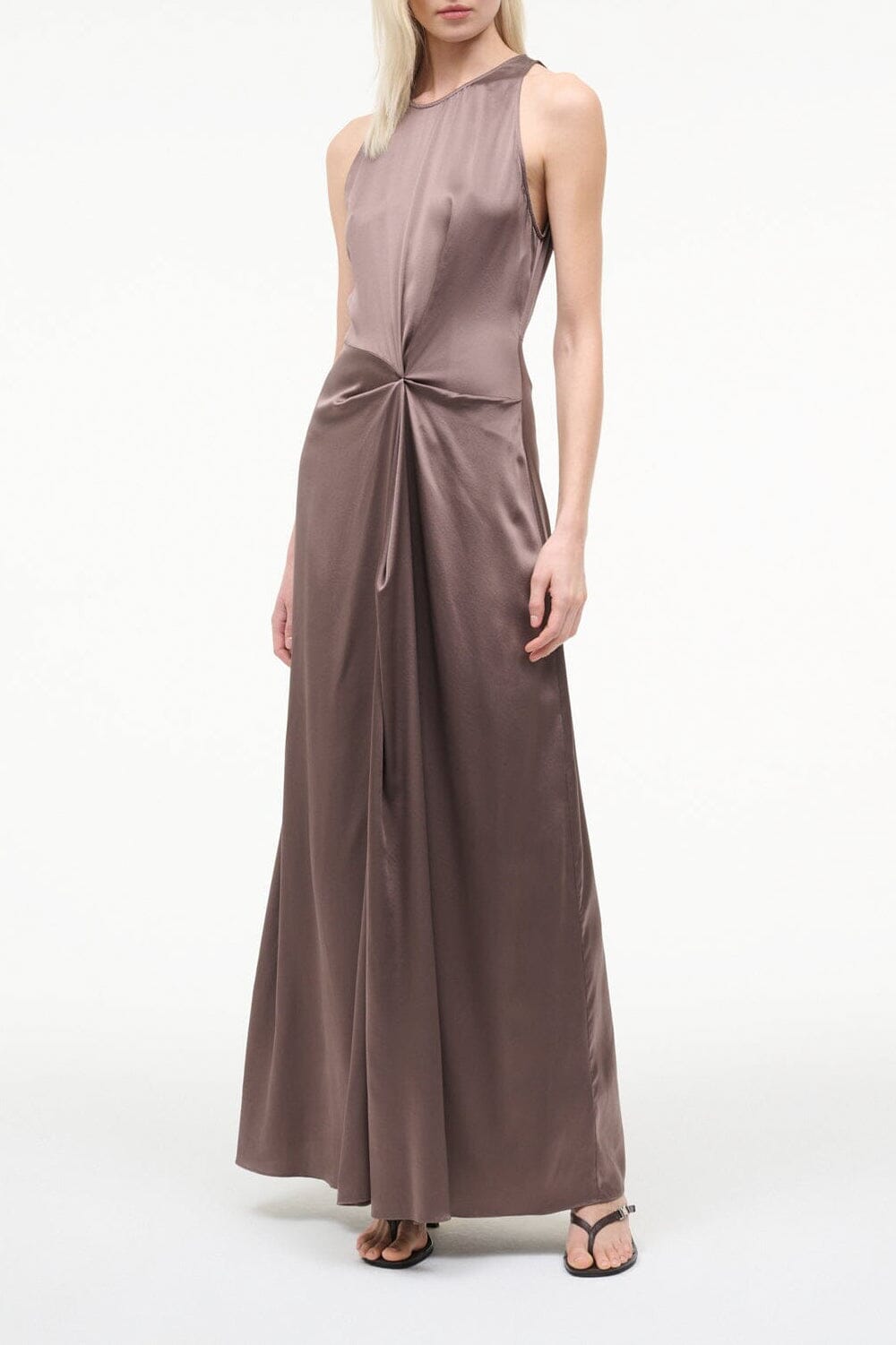 JAELYN SILK DRESS | MINK