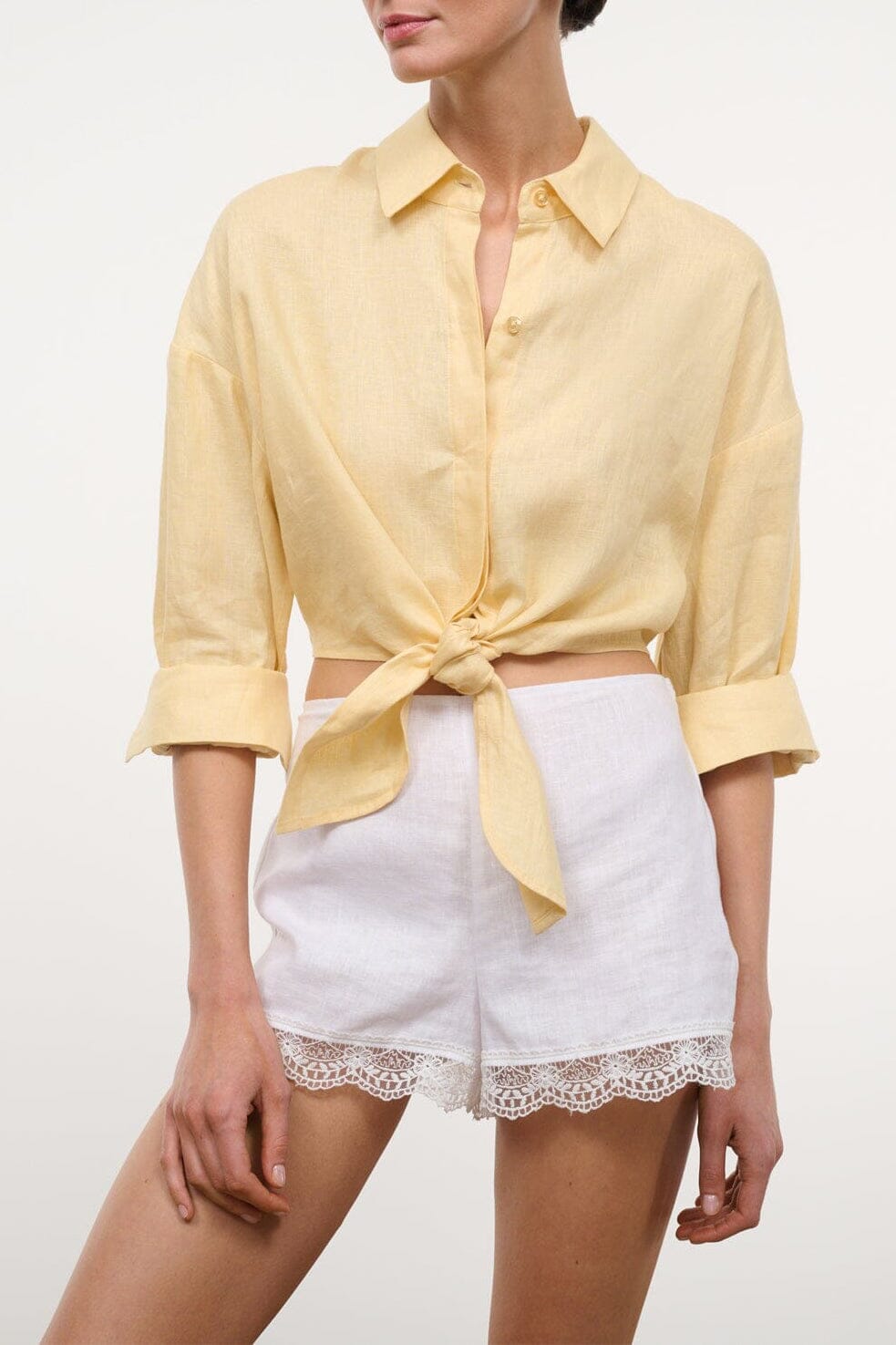 LISA LINEN TOP | BUTTER