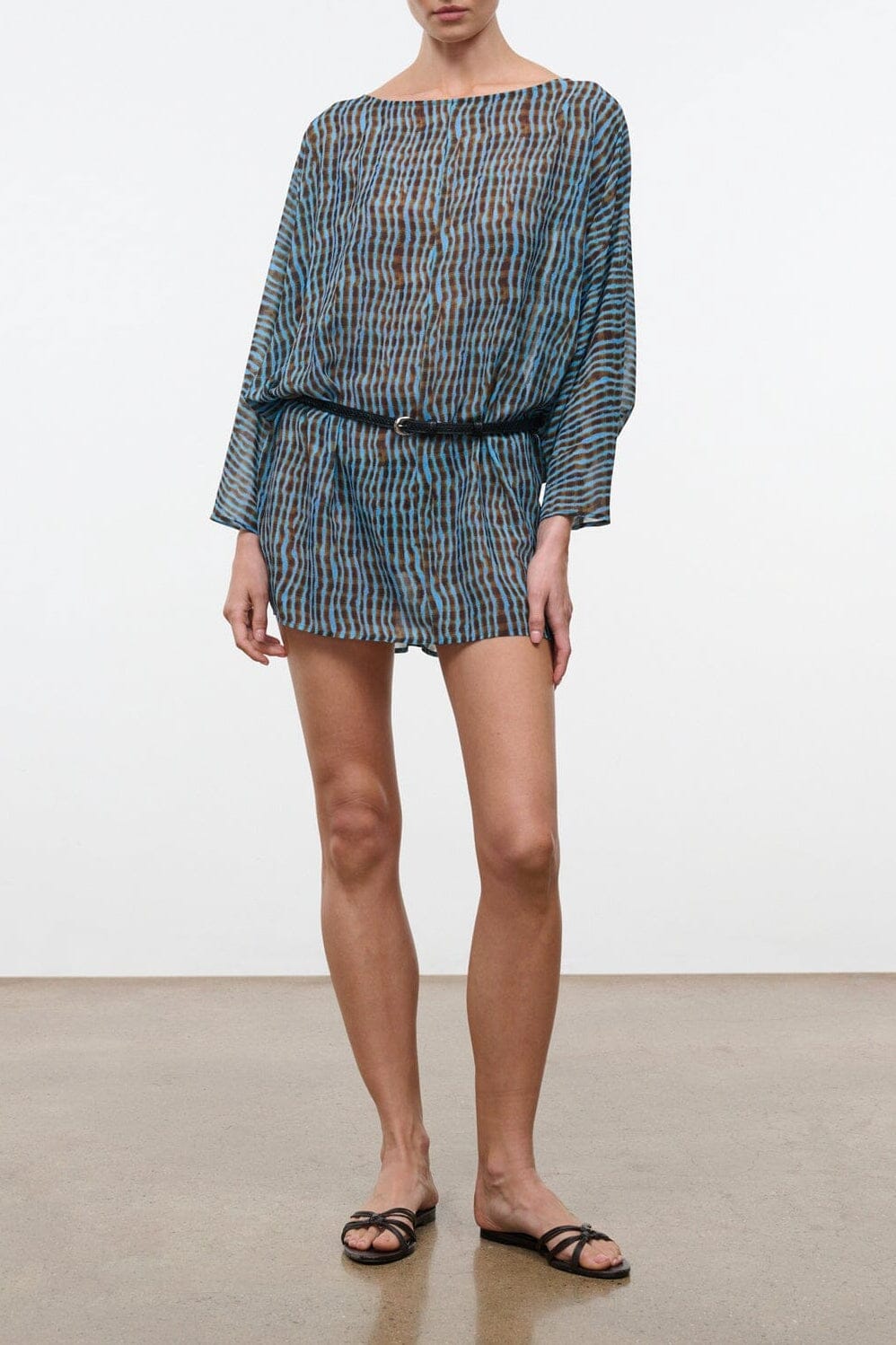 NOUR MINI DRESS | TIDAL SHELL
